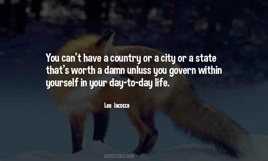 Quotes About Country Life Vs. City Life #1211622