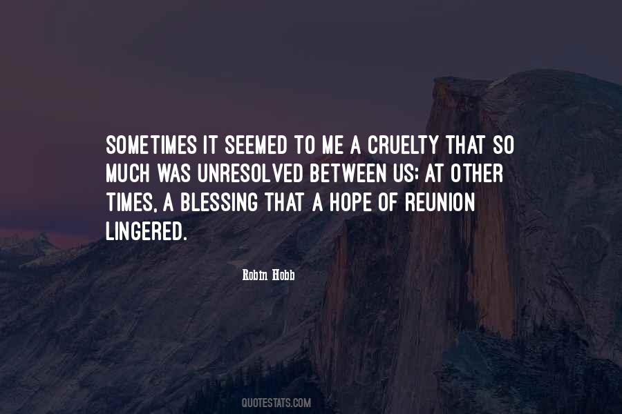 Quotes About Reunion #128314