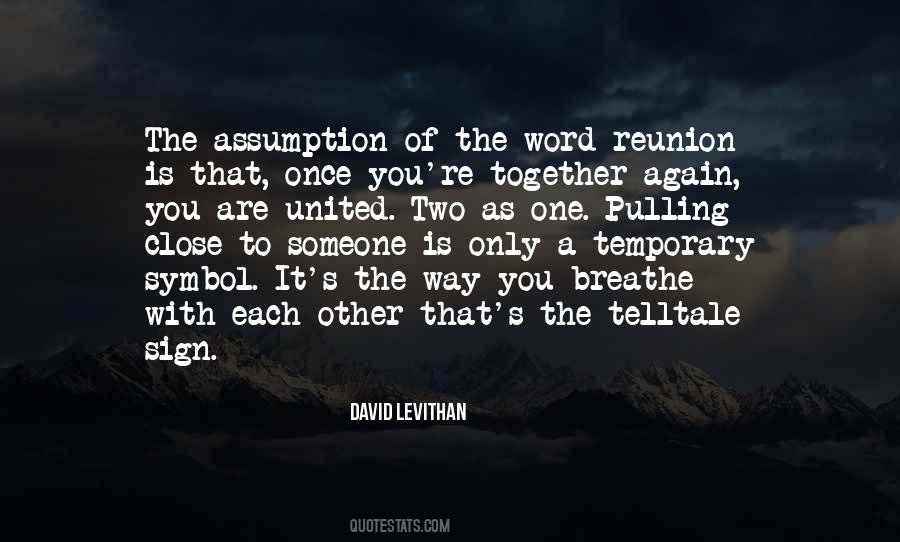 Quotes About Reunion #221718