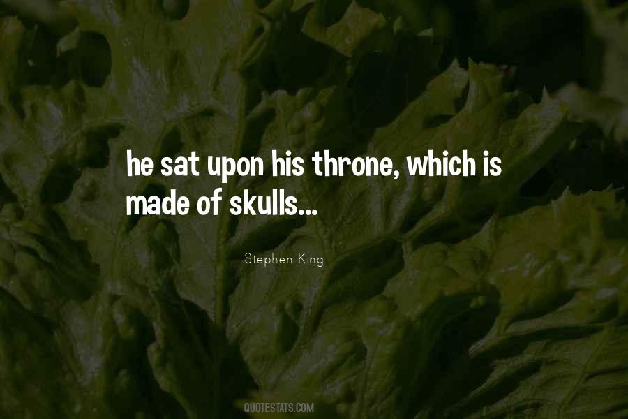 King On Throne Quotes #1391915