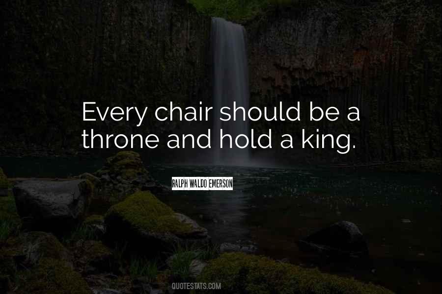 King On Throne Quotes #1418093