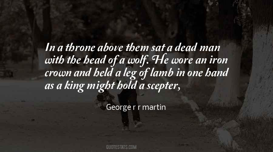 King On Throne Quotes #1507399