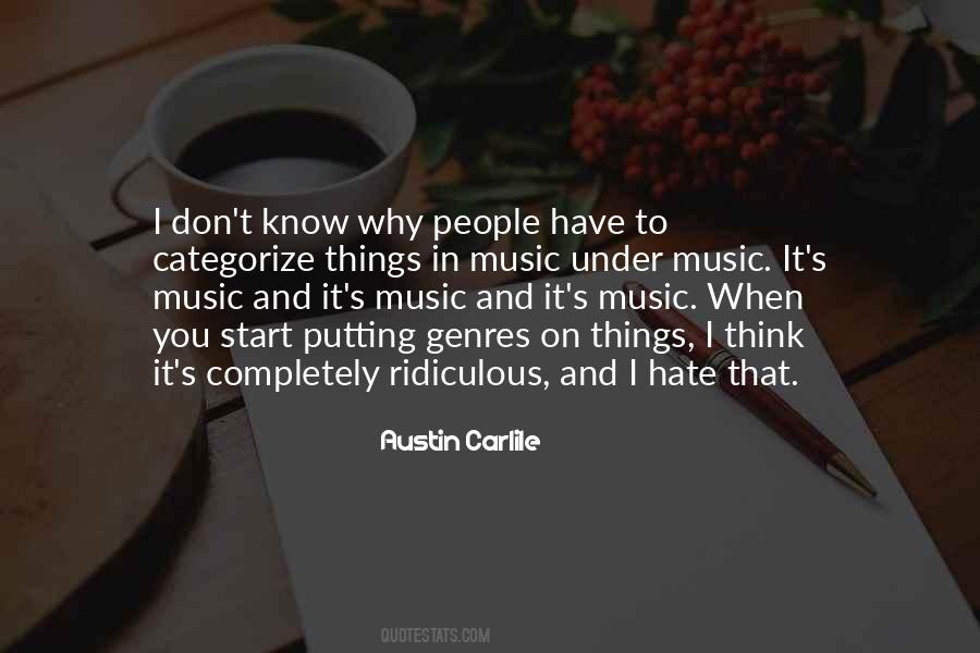 Music Genres Quotes #404590