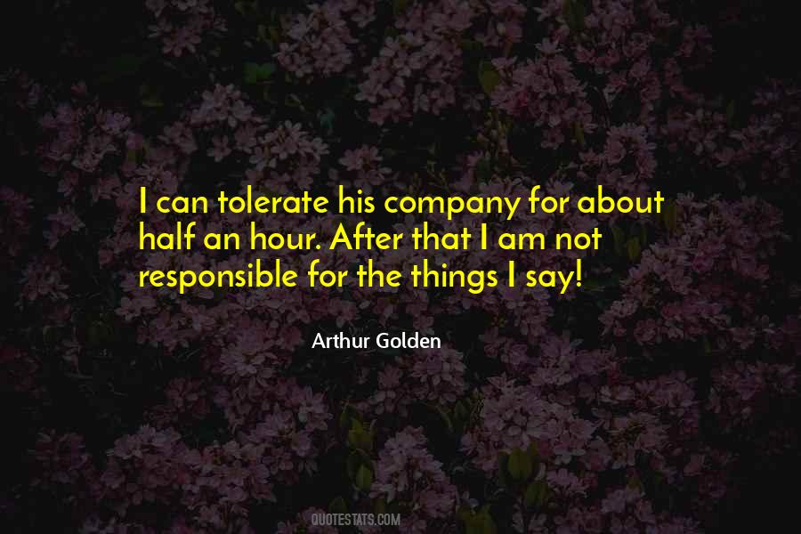 Quotes About The Golden Hour #1474578