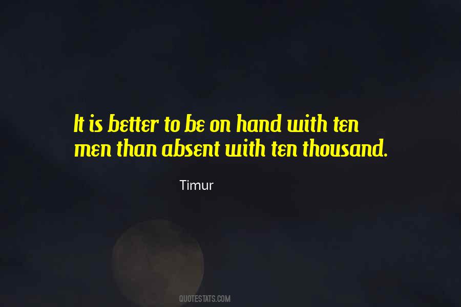 Quotes About Timur #54755