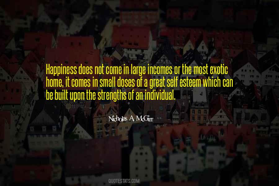 Individual Happiness Quotes #1379923
