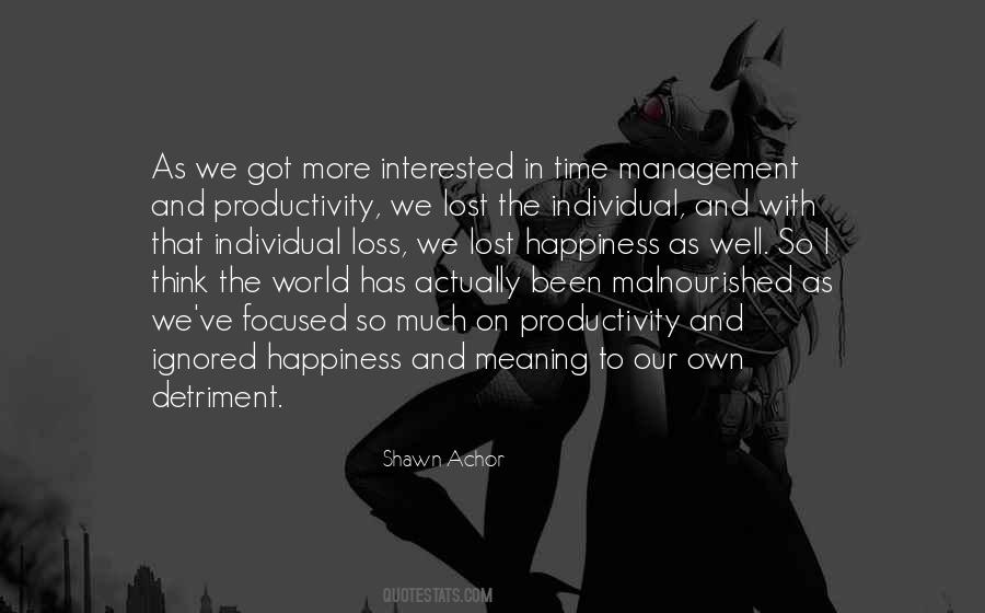 Individual Happiness Quotes #742188