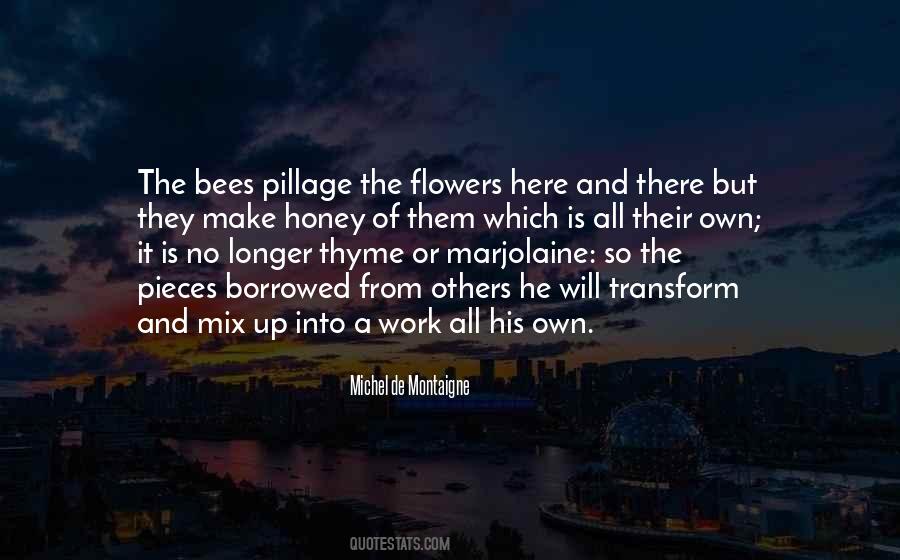 Quotes About Bees And Flowers #239036