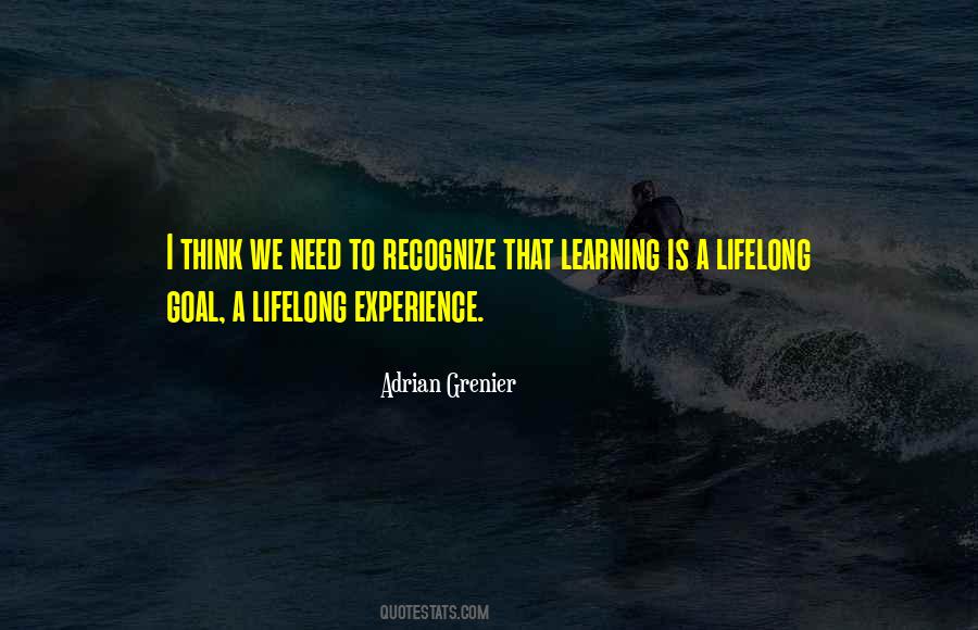 Quotes About Experience Learning #283367