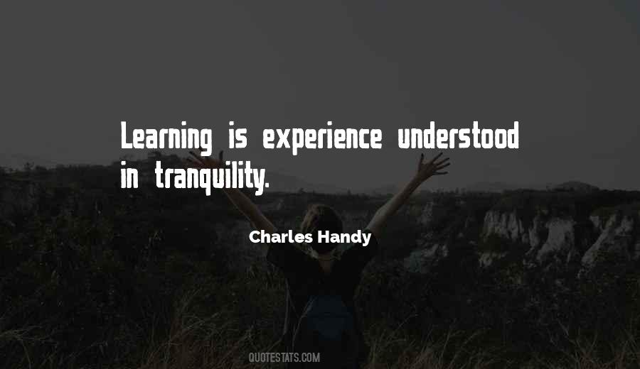 Quotes About Experience Learning #40562