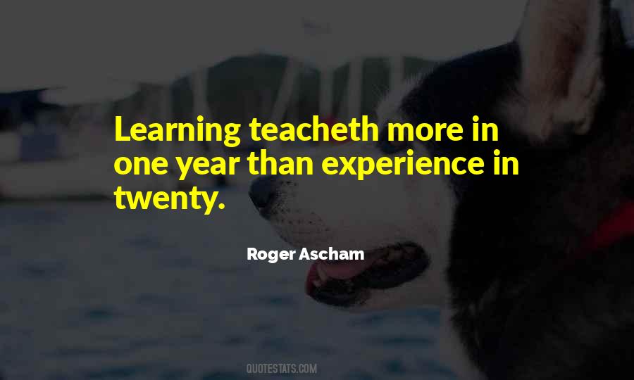 Quotes About Experience Learning #432851