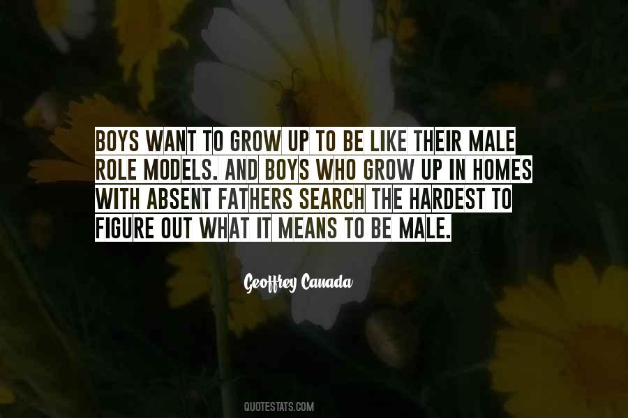 Quotes About Male Role Models #1038498