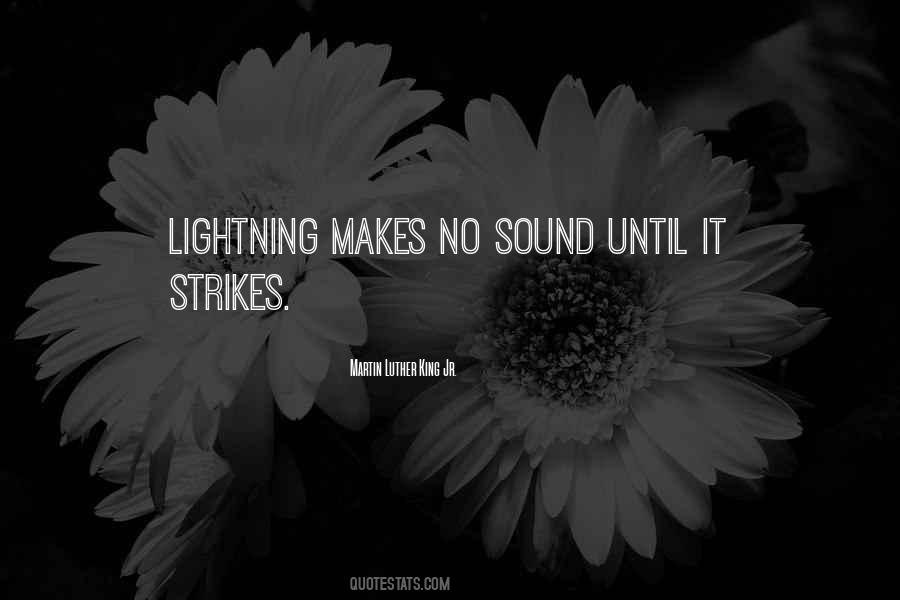 Quotes About Lightning Strikes #1042534