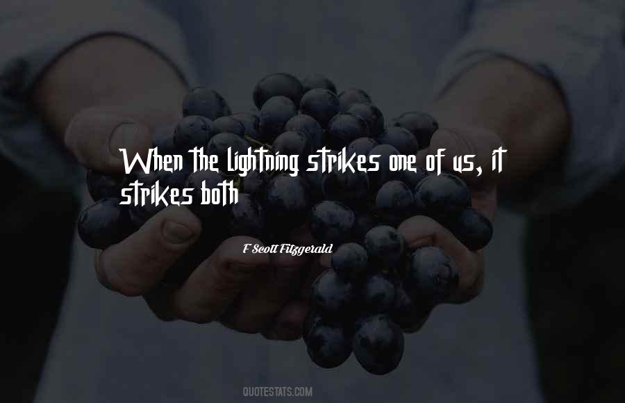 Quotes About Lightning Strikes #1375980