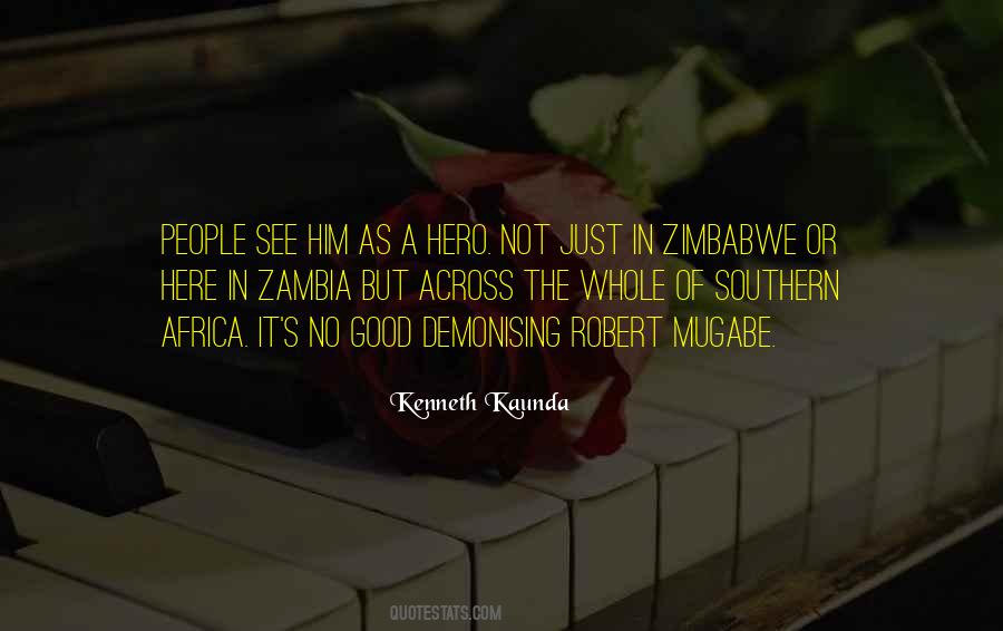 Quotes About Zambia #1415268