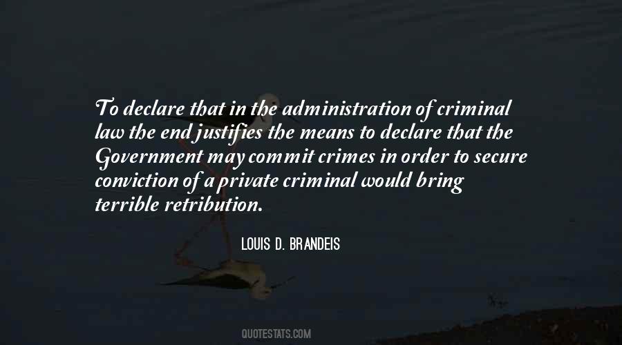 Quotes About Criminal Law #347406