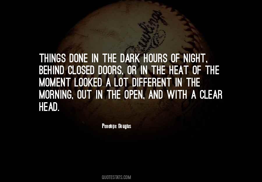 Quotes About Dark Hours #619141