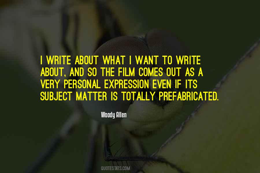 Woody Allen Film Quotes #1428712