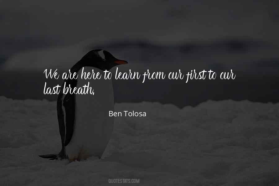 Quotes About Last Breath #931774