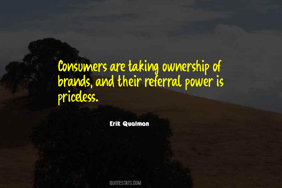 Power Of Consumers Quotes #1118450