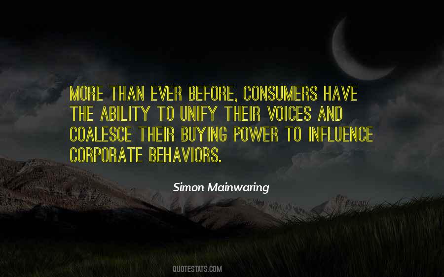 Power Of Consumers Quotes #1365708