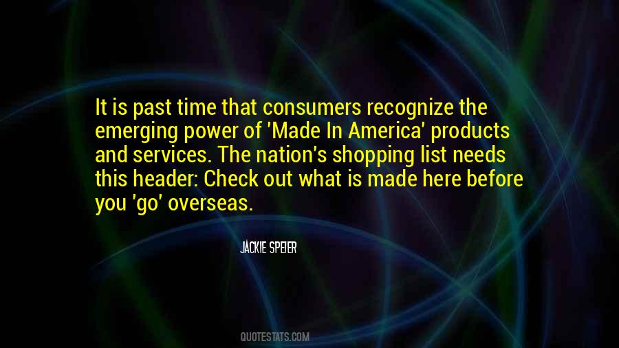Power Of Consumers Quotes #357696