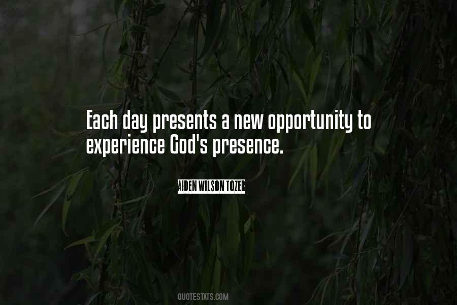 Quotes About God's Presence #105834