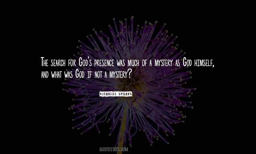 Quotes About God's Presence #1492144