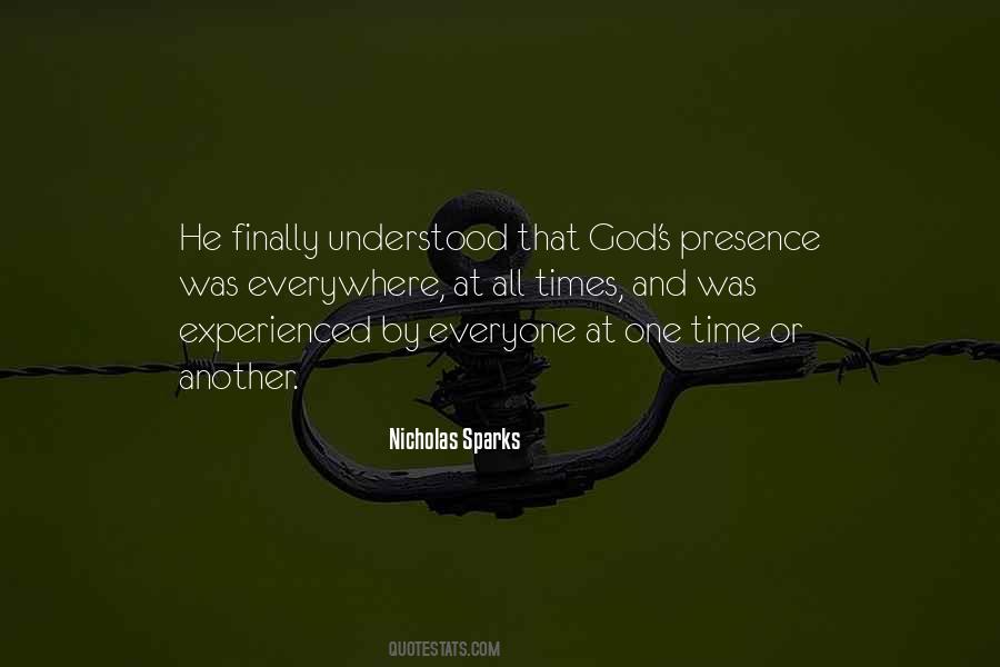 Quotes About God's Presence #751058