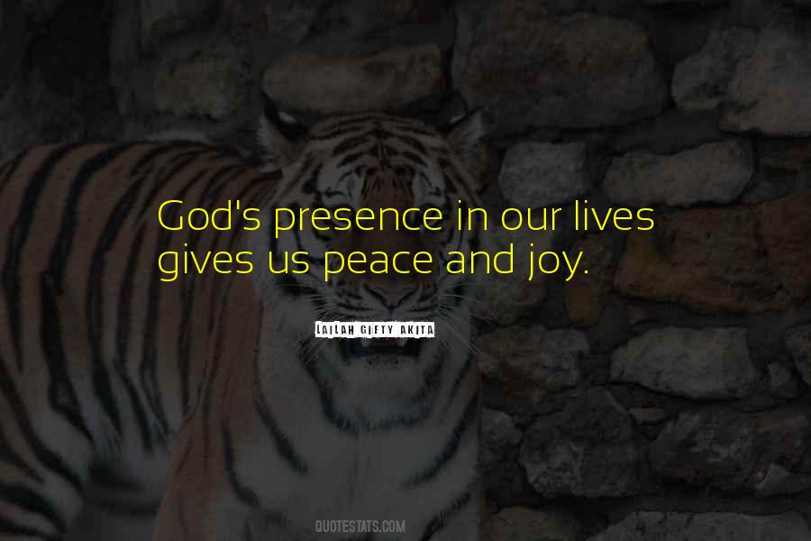 Quotes About God's Presence #805961