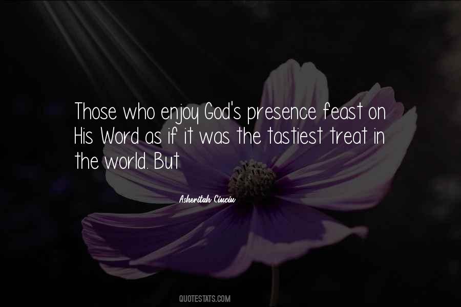 Quotes About God's Presence #812222