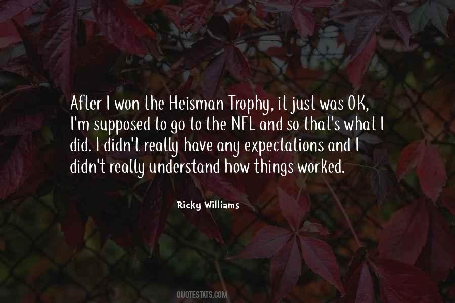 Quotes About The Heisman Trophy #1358571