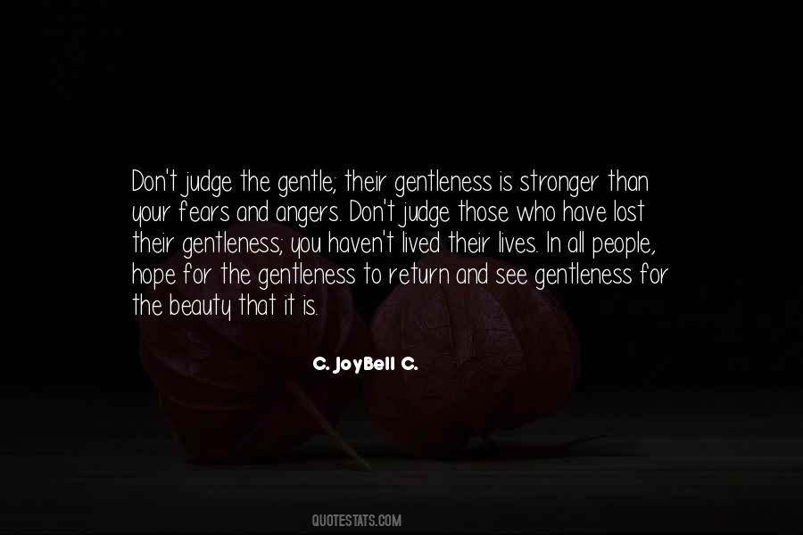 Gentle People Quotes #736035
