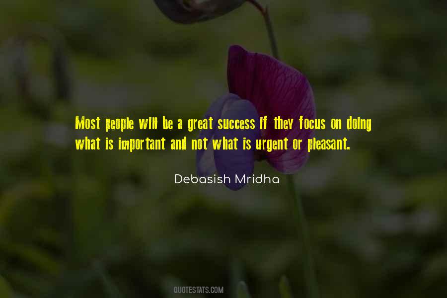 Important And Urgent Quotes #1365656