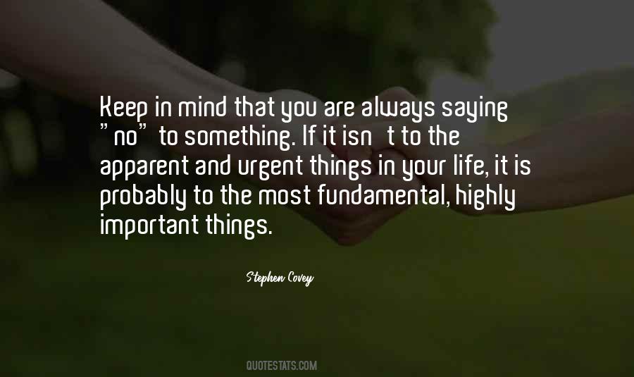 Important And Urgent Quotes #1394965