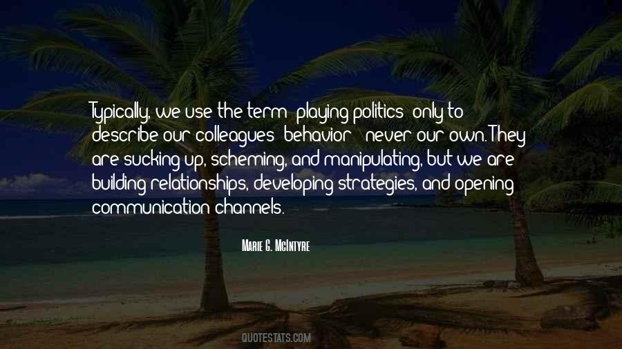 Quotes About Manipulating Others #555638