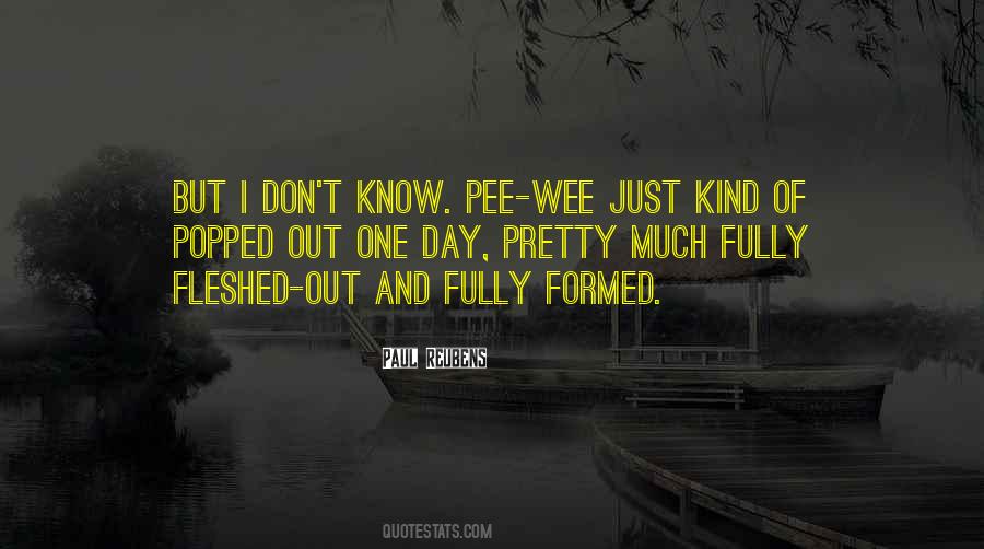 Quotes About Pee #1461097