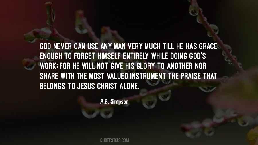 Quotes About Giving Glory To God #459405