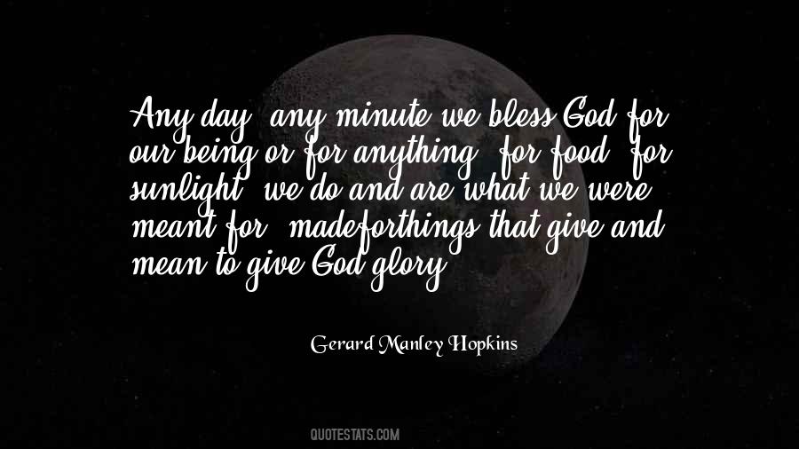 Quotes About Giving Glory To God #683183