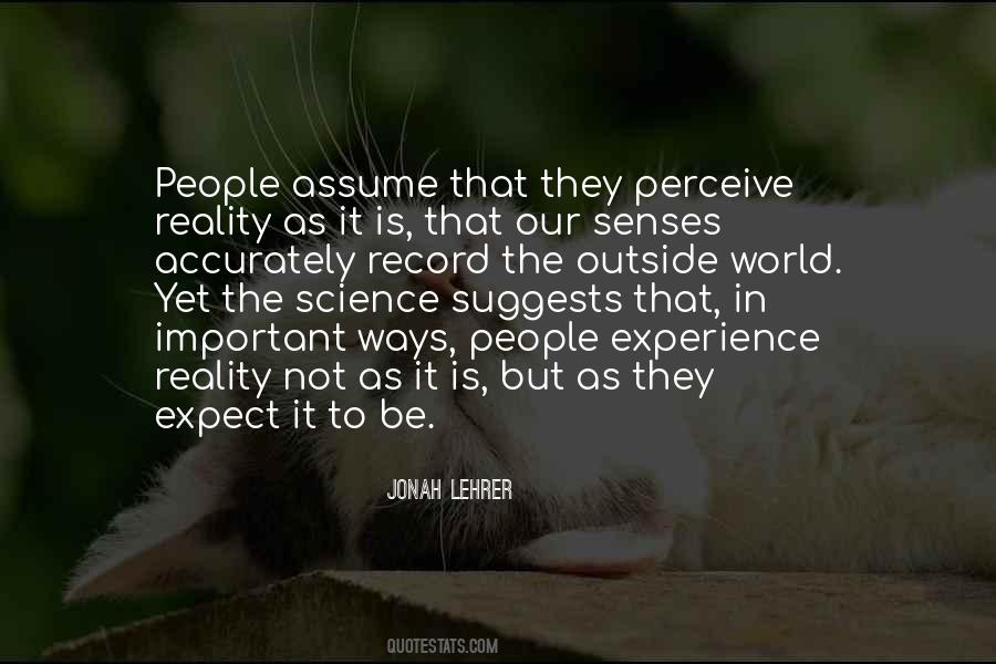 Quotes About Senses #1645116