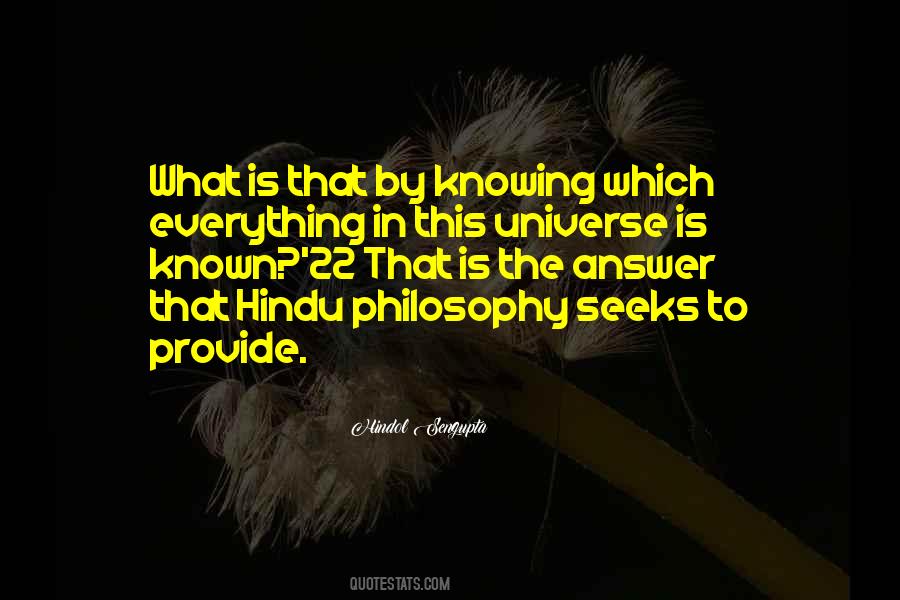 Hindu Philosophy Quotes #1101367