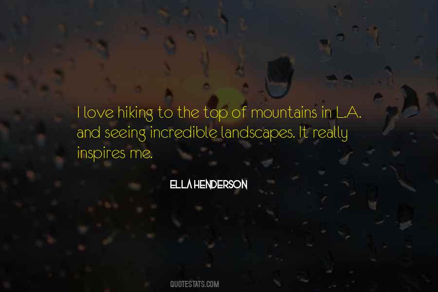 Quotes About Hiking In The Mountains #1012331