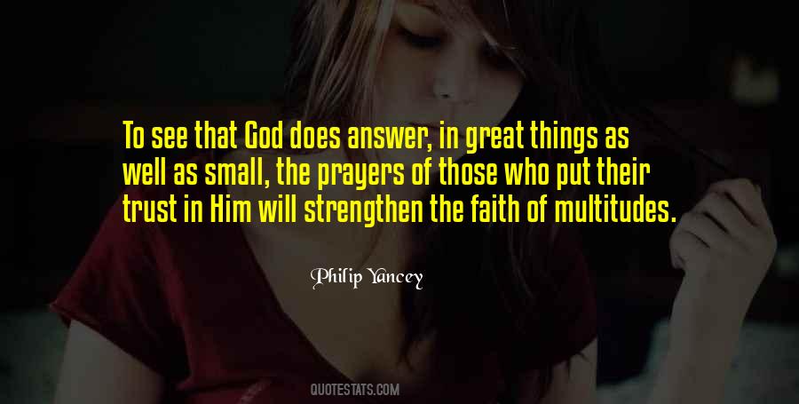 Quotes About Answers To Prayer #1301992