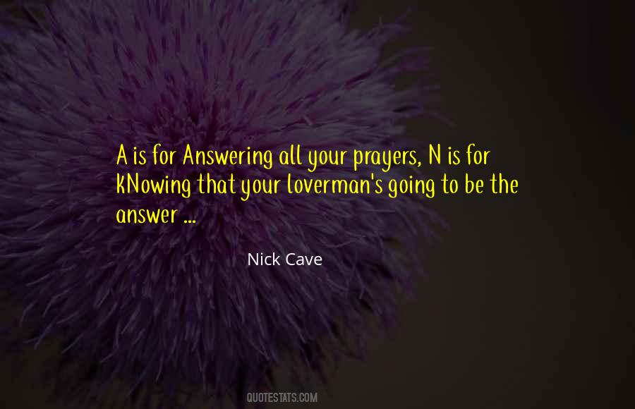 Quotes About Answers To Prayer #1428666
