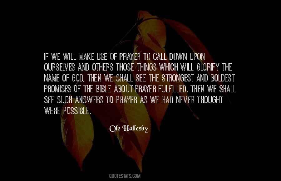 Quotes About Answers To Prayer #1621281