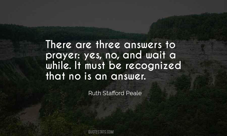 Quotes About Answers To Prayer #834945