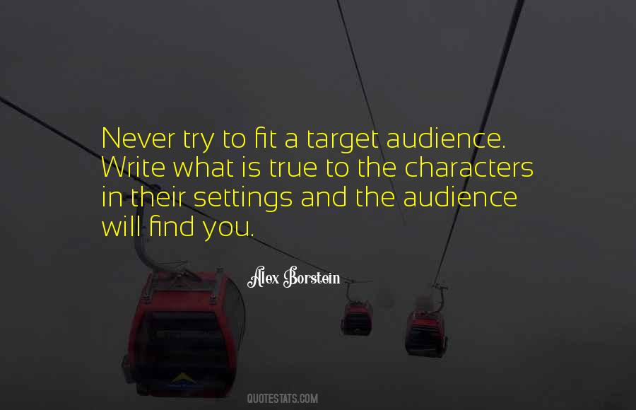 Quotes About Target Audience #1095577
