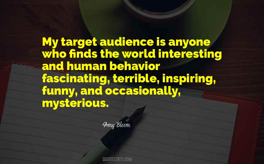 Quotes About Target Audience #1490193