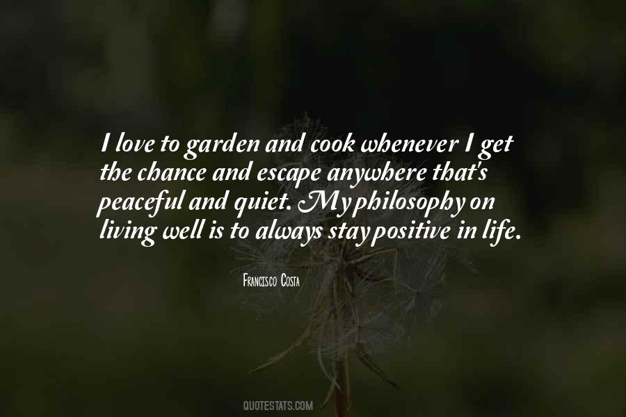 Peaceful Garden Quotes #527831
