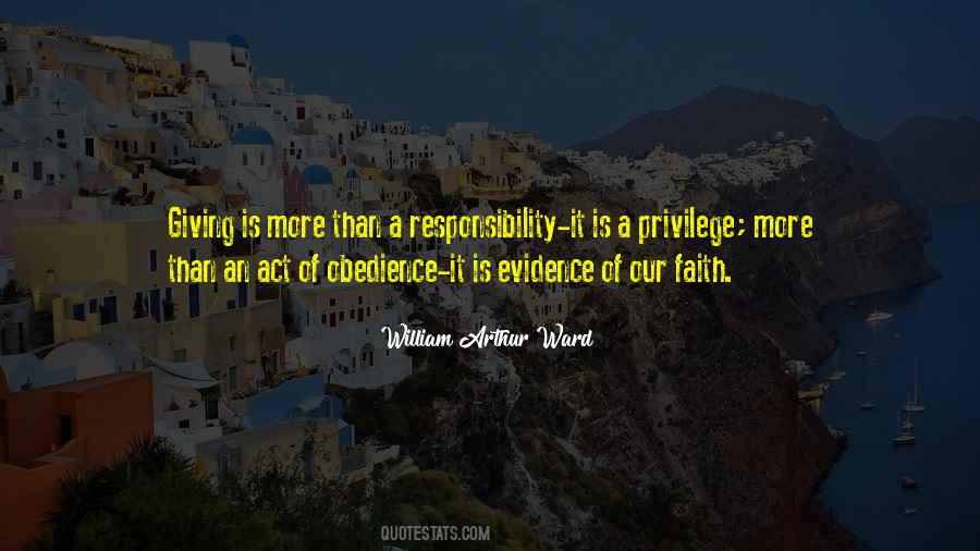 It Is Our Responsibility Quotes #594956